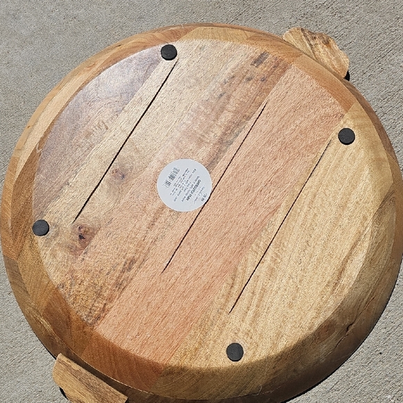 Hearth & Hand Natural Wood Serving Tray - Picture 3 of 3